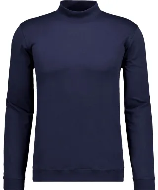 RAGMAN - Pima-Shirt mit Bund, Langarm Dunkelblau - Gr. - XL