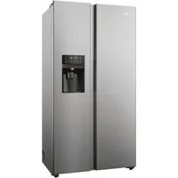 Haier Side-by-Side SBS Slim HSR5918DIMP, 177,5 cm hoch, 90,8 cm breit, 178 cm hoch, 91 cm breit, Nutzinhalt: 511 Liter, Extrem leise