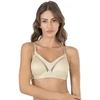 fashionshowcase Bügel-BH Soft Cups Mesh-Einsatz Zierschleife, 85–105 B/C/D, 3 Farben (1-tlg) Mesh-Einsatz, blickdicht