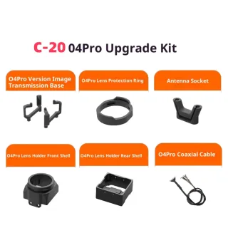 XF C-20 FPV Gimbal Shock Absorber Cooling Fan Accessories for DJI O4 lite/ O4 Pro/ DJIO3 FPV Drone Pilots Enhanced Gimba