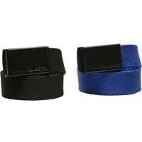 URBAN CLASSICS Hüftgürtel Urban Classics Unisex Canvas Belt Kids 2-Pack