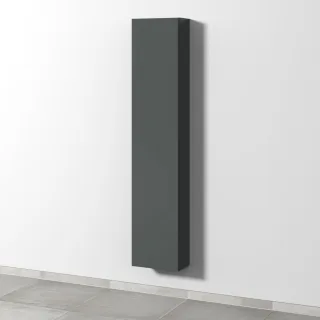 Sanipa 3way Hochschrank mit 1 Tür, Anthrazit-Matt SM16222