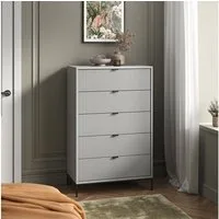 Vicco Kommode Eliza, Grau, 76 x 120 cm (1 St)