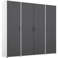 rauch Kleiderschrank VOYAGER Garderobe Wäscheschrank Schlafzimmer (in 3 verschiedenen Ausstattungen BASIC/CLASSIC/PREMIUM) mit 2 modernen Griffvarianten, viel Stauraum MADE IN GERMANY