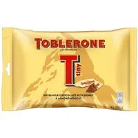 Toblerone Schokolade, Toblerone Tiny Milk einzeln verpackte mit Honig und Mandel 280g