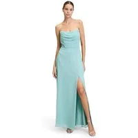 Vera Mont Abendkleid Damen mit Wasserfallausschnitt Schlitz