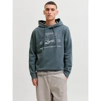 Jack & Jones Kapuzensweatshirt JJELOGO SWEAT HOOD 2 COL AW26 SN Baumwollmischung, regular fit