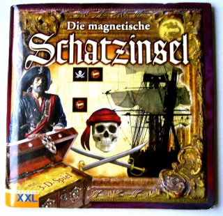 Die magnetische Schatzinsel ( Buch mit 3- D-Brettspiel)