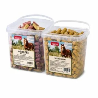 Panto Pferde Leckerli Bundel: Banane + Apfel-Karotte 6,4kg