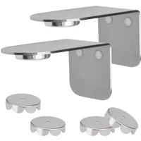bremermann Seifenhalter Magnet-Seifenhalter PUREZZA – frei hängende Seife durch Magnet – matt, Breite: 4,5 cm, 2-St.
