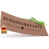 ElbFuchs Fußmatte Schuhparkplatz, Waschbare & Rutschfeste Indoor-Schuhmatte, Schmutzfangmatte für Flur & Eingang