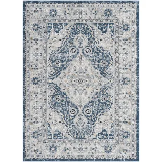 Livabliss Vintage-Teppich, Blau, Textil, Orientalisch, Rechteckig, 160x220 cm, Oeko-Tex® Standard 100, in verschiedenen Größen erhältlich, Teppiche & Böden, Teppiche, Vintage-Teppiche