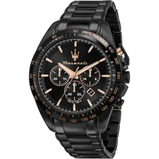 Maserati R8873612048 Traguardo Chronograph Herrenuhr mit schwarzem Zifferblatt
