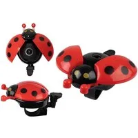 bb Klostermann Fahrradklingel Marienkäfer – Lustige Kinder-Fahrradglocke mit Flügeln, Fun Bell