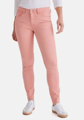STOOKER WOMEN 5-Pocket-Jeans "Florenz Colour Slim Fit Jeans" Slim Fit Casual Clean Wash Denim Jeans für Damen