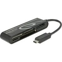 USB-C Card Reader, Kartenleser schwarz, Retail