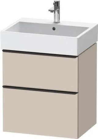 Duravit D-Neo Waschtischunterbau wandhängend Taupe Matt 584x442x625 mm - DE43710BD910000 DE43710BD910000