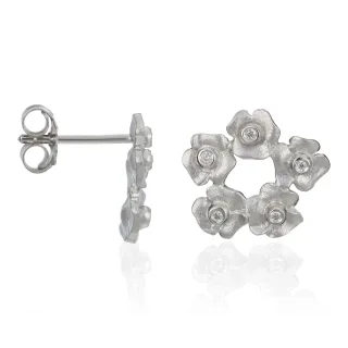 Orphelia Ohrstecker für Damen, 925 Sterlingsilber, Silber ZO-5245