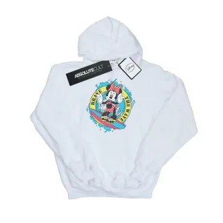 Disney - "Minnie Mouse Brave The Wave" Kapuzenpullover für Damen (Weiß)