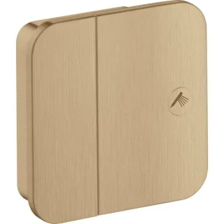 hansgrohe Axor One Fertigmontageset 45771140 Unterputz-Absperrventil, 1 Verbraucher, brushed bronze