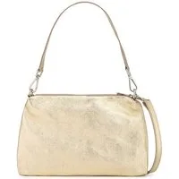 Caspar Umhängetasche Damen Leder Clutch kleine Handtasche - Premium Line - Modell No.849, leicht, elegant & unempfindlich - 100% Echtleder - Handmade in Italy