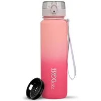 720°DGREE Trinkflasche Trinkflasche uberBottle softTouch mit Sieb blush/light pink 1l