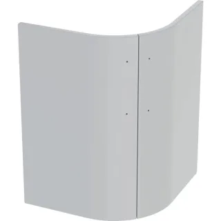 Geberit Türen in Grau zu, 595579000, Renova Nr.1 Comprimo Schrank 862151 595579000