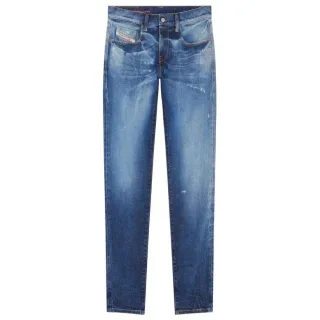 Diesel D-Strukt Distressed Blue Jeans