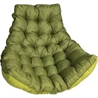 sunnypillow Polsterauflage Hängesessel Kissen - Auflage für Rattan & Polyrattan Hängeschaukel, Grün