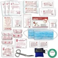 WM-Teamsport Erste-Hilfe-Set KFZ -Verbandkasten - Set DIN 13164 Plus 1 mit Notfallbeatmungshilfe