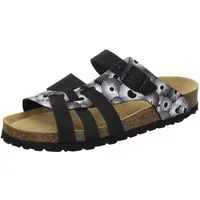AFS-Schuhe 212220 Kralle Pantolette für Damen mit Fußbett, bequeme Sandalen aus Leder
