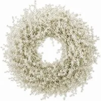 finehomegarden Dekokranz Asparagus Kranz Ø35cm Weiss Herbstkranz Türkranz Herbst Deko, Naturmaterial Türkranz, Wandkranz & Tischdeko – Herbstliche Dekoration