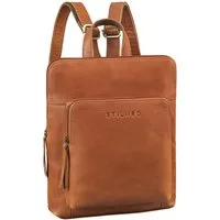 STILORD Cityrucksack "Ari" Kleiner City Rucksack Damen Leder, Leder Daypack im Retro Design aus Echtleder