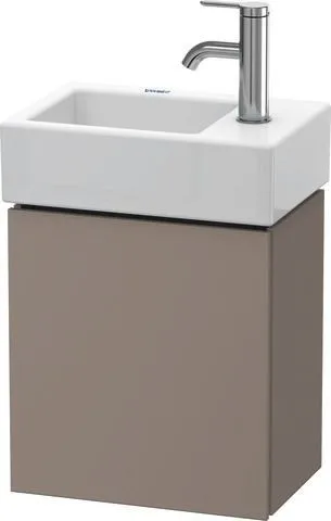 Duravit L-Cube Waschtischunterbau wandhängend Basalt Matt 364x241x400 mm - LC6293L4343 LC6293L4343