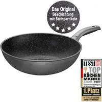 STONELINE Wok, Aluminium (1-tlg), Ø 30 cm, STONELINE®- Keramikbeschichtung, Induktion