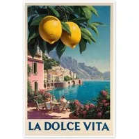 Posterlounge Wandbild La Dolce Vita, Thomas Klee, erhältlich als Poster, Leinwandbild, Wandsticker oder Acrylglasbild