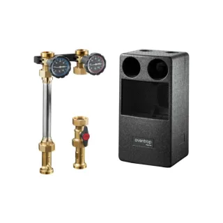Oventrop Regumat Kessel-Anbindesystem 1357073 DN 25, Grundfos ALPHA 2 25-60, mit Pumpenkugelhahn