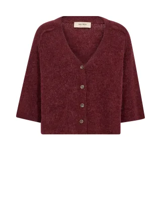 MOS MOSH - MMThora Lizet Knit Cardigan cabernet - Gr. - S