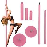 TRUTZHOLM Pole Dance Stange Pole Dance Tanzstange Ø 45 mm Tabledance Static & Spinning ohne Bohren, Höhenverstellbar, für Zuhause, Party, Club