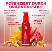 BYROKKO Selbstbräunungsöl Shine Brown Watermelon Bräunungsbeschleuniger-Öl (145 ml), 1-tlg., Lichtschutzfaktor 25