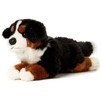 Uni-Toys Kuscheltier Berner Sennenhund, liegend - 38 cm (Länge) - Plüsch-Hund - Plüschtier, zu 100 % recyceltes Füllmaterial