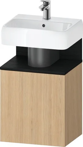Duravit Qatego Waschtischunterbau wandhängend Natur Eiche Matt 440x350x645 mm - QA4076L16300000 QA4076L16300000