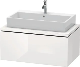 Duravit L-Cube Konsolenwaschtischunterbau wandhängend Weiß Hochglanz 920x547x400 mm - LC581308585 LC581308585