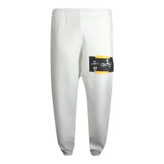Off-White Caravaggio Painting Shorten Logo Weiße Jogginghose