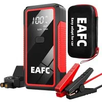 Athlix Starthilfe Powerbank 12V Auto Batterie Booster - Tragbarer Starter PKW Starthilfegerät 10000 mAh (12 V), 2000 A Spitzenstrom, 8-facher Sicherheitsschutz, 3-in-1 LED-Notlicht