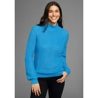 Laura Scott Strickpullover aus Grobstrick mit Stehkragen