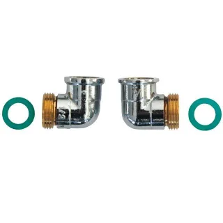 KWC Aquarotter Anschlussset, für Duschpaneel, bei Wandeinbaukasten 195x215 mm, 2000104916 2000104916