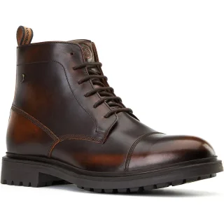 Base London Boulton Leder Herren Braun Stiefeletten