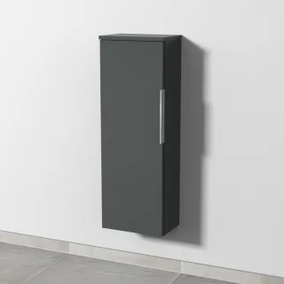 Sanipa 3way Mittelschrank mit 1 Tür, Anthrazit-Matt, UM16622 UM16622