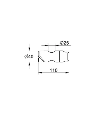 EICHELBERG Gleitelement 440574 für Pur Set / Basic Set Brausestangen chrom, 44057426 44057426